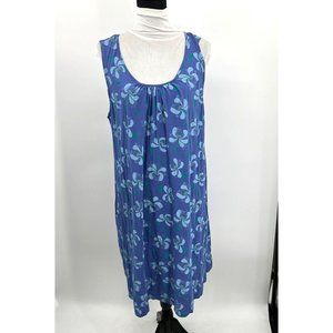 Gudrun Sjoden Blue Organic Cotton Dress Size XL